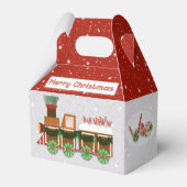 Kerstfeest traktatie bedankdoosjes (Voorkant Zijde)