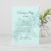 Kerstfeest Tropisch Thlekte Hibiscus Swag Kaart (Staand voorkant)