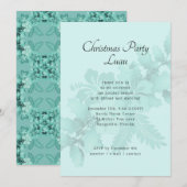 Kerstfeest Tropisch Thlekte Hibiscus Swag Kaart (Voorkant / Achterkant)