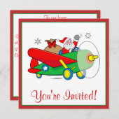 Kerstfeest Uitnodigen met kerstcadeautjes voor ker Kaart (Voorkant / Achterkant)