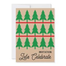 Kerstfeest uitnodigen, minimalistische Scandi stij