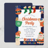Kerstfeest Uitnodiging (Voorkant / Achterkant)