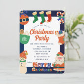 Kerstfeest Uitnodiging (Staand voorkant)