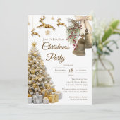Kerstfeest Uitnodiging (Staand voorkant)