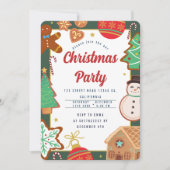 Kerstfeest Uitnodiging (Voorkant)