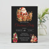 Kerstfeest Uitnodiging (Staand voorkant)