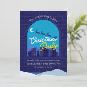 Kerstfeest Uitnodiging (Staand voorkant)