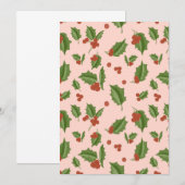 Kerstfeest Uitnodiging (Voorkant / Achterkant)