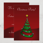 Kerstfeest - Uitnodiging (Voorkant / Achterkant)