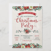 Kerstfeest  Uitnodiging (Voorkant)