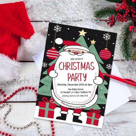 Kerstfeest Uitnodiging