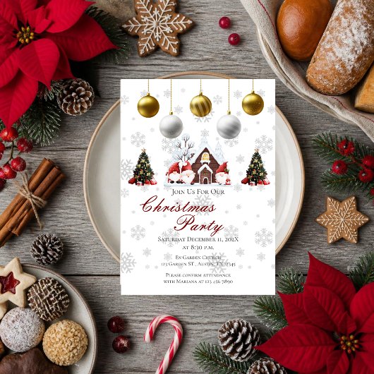 Kerstfeest Uitnodiging