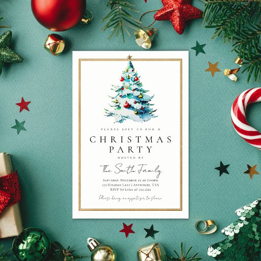 Kerstfeest Uitnodiging