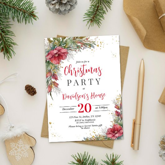 Kerstfeest Uitnodiging