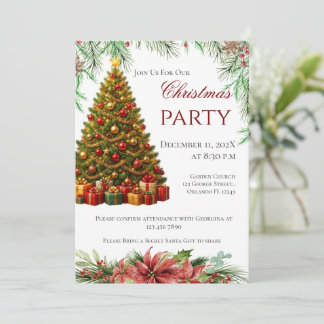 Kerstfeest Uitnodiging