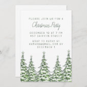 Kerstfeest Uitnodiging (Voorkant / Achterkant)
