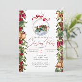 Kerstfeest Uitnodiging (Staand voorkant)