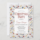 Kerstfeest uitnodiging (Voorkant)