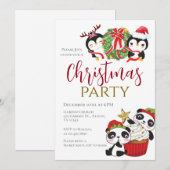 Kerstfeest Uitnodiging (Voorkant / Achterkant)