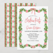 Kerstfeest uitnodiging (Voorkant / Achterkant)