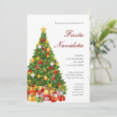 Kerstfeest Uitnodiging (Staand voorkant)