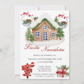 Kerstfeest Uitnodiging (Voorkant)