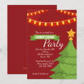 Kerstfeest Uitnodiging (Voorkant / Achterkant)