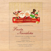 Kerstfeest Uitnodiging (Voorkant)