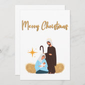 Kerstfeest uitnodiging aanpasbaar (Voorkant / Achterkant)