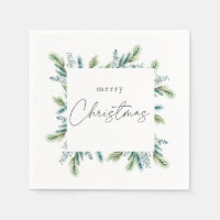 Kerstfeest uitnodiging Boho Spruce en Fir