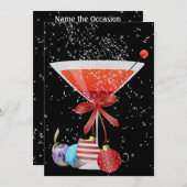 Kerstfeest uitnodiging door SRF (Voorkant / Achterkant)