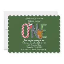 KERSTFEEST UITNODIGING EERSTE VERJAARDAG