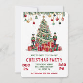 Kerstfeest Uitnodiging Kaart Notenkraker Theme (Voorkant)