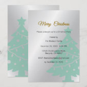 Kerstfeest Uitnodiging, Kerst Dinner Kaart (Voorkant / Achterkant)