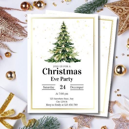 Kerstfeest Uitnodiging, Kerst Uitnodiging