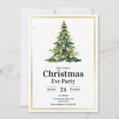 Kerstfeest Uitnodiging, Kerst Uitnodiging (Voorkant)