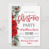 Kerstfeest Uitnodiging Kerstfeest Uitnodigen (Voorkant)