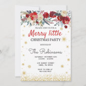 Kerstfeest uitnodiging, Kerstmis uitnodiging (Voorkant)