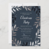 Kerstfeest Uitnodiging met Folie Tak Frame (Voorkant)