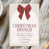 Kerstfeest Uitnodiging met Holiday Holly