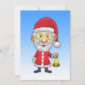 Kerstfeest uitnodiging met Jingle Bells en Kerstma (Achterkant)