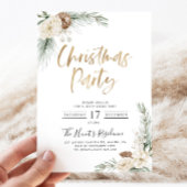 Kerstfeest Uitnodiging Moderne Groene Kerstmis