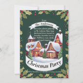 Kerstfeest Uitnodiging Mooie Kerstversiering (Voorkant)