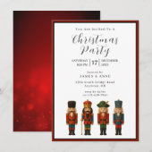 Kerstfeest Uitnodiging Notenkraker (Voorkant / Achterkant)