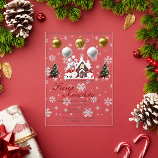 Kerstfeest Uitnodiging Posada Navideña (Insity (Feestdagen))