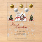 Kerstfeest Uitnodiging Posada Navideña (Voorkant)