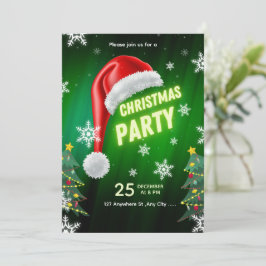 Kerstfeest Uitnodiging Template