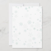 Kerstfeest Uitnodiging | Vakantie Viering (Achterkant)