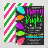 Kerstfeest Uitnodiging, Vakbondsdag Kaart (Voorkant / Achterkant)