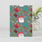 Kerstfeest Uitnodiging van Sinterklaas (Staand voorkant)